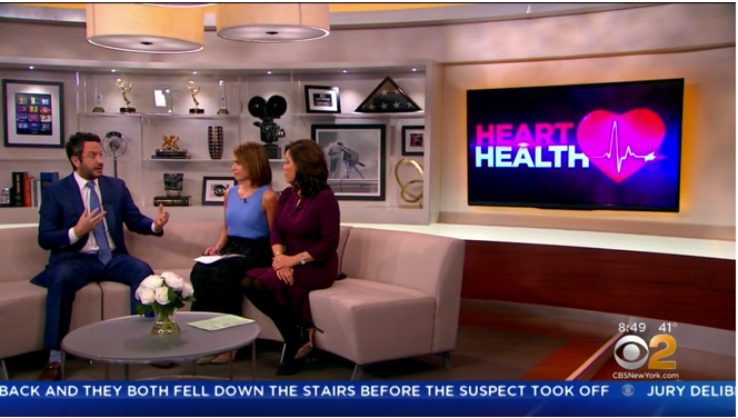 Dr. Segal on CBS Local discussing “How To Recognize Heart Disease Risks”